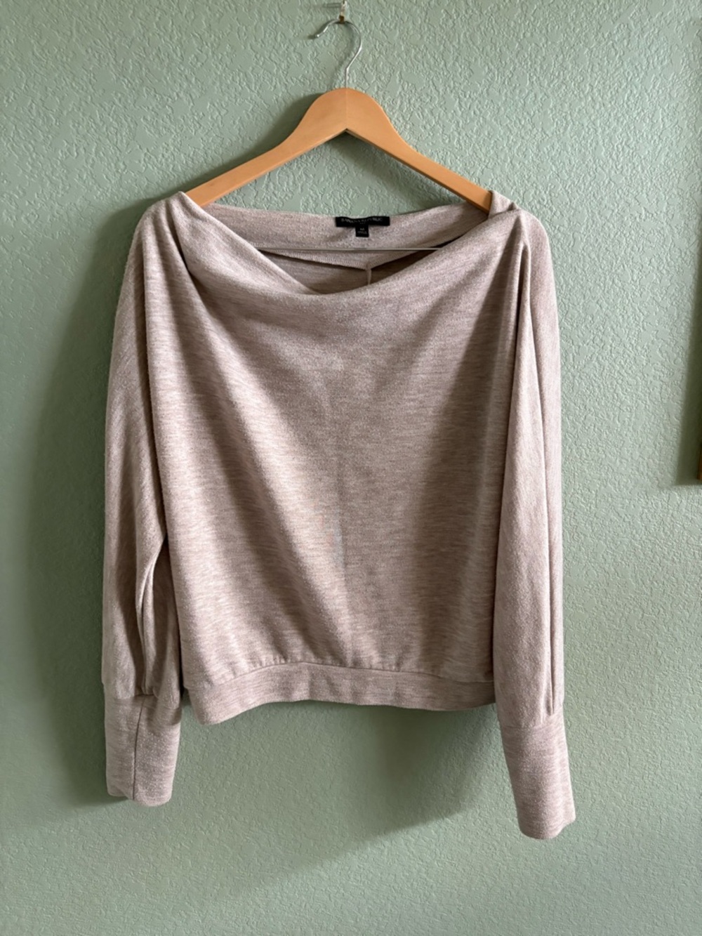Banana Republic Light Beige Boatneck Women's Sweater